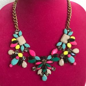 COLORFUL J. CREW STATEMENT NECKLACE